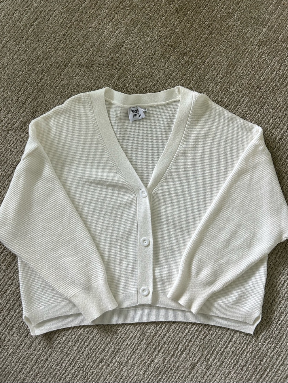 Theo Waffle Cardigan Princess Polly